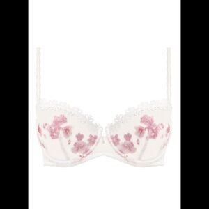 Gorgeous WACOAL Sakura Cherry Blossom Embroidered Balcony Bra 32C